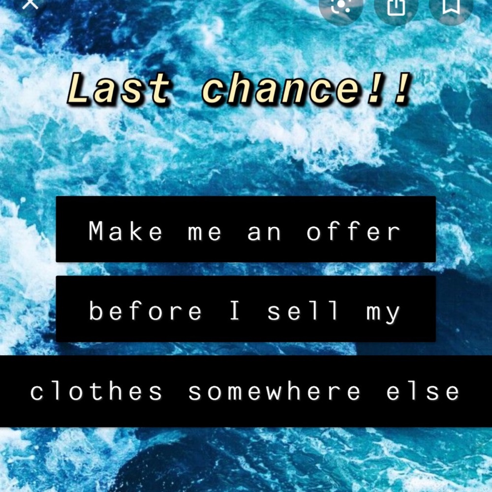MAKE ME AN OFFER THIS WEEK